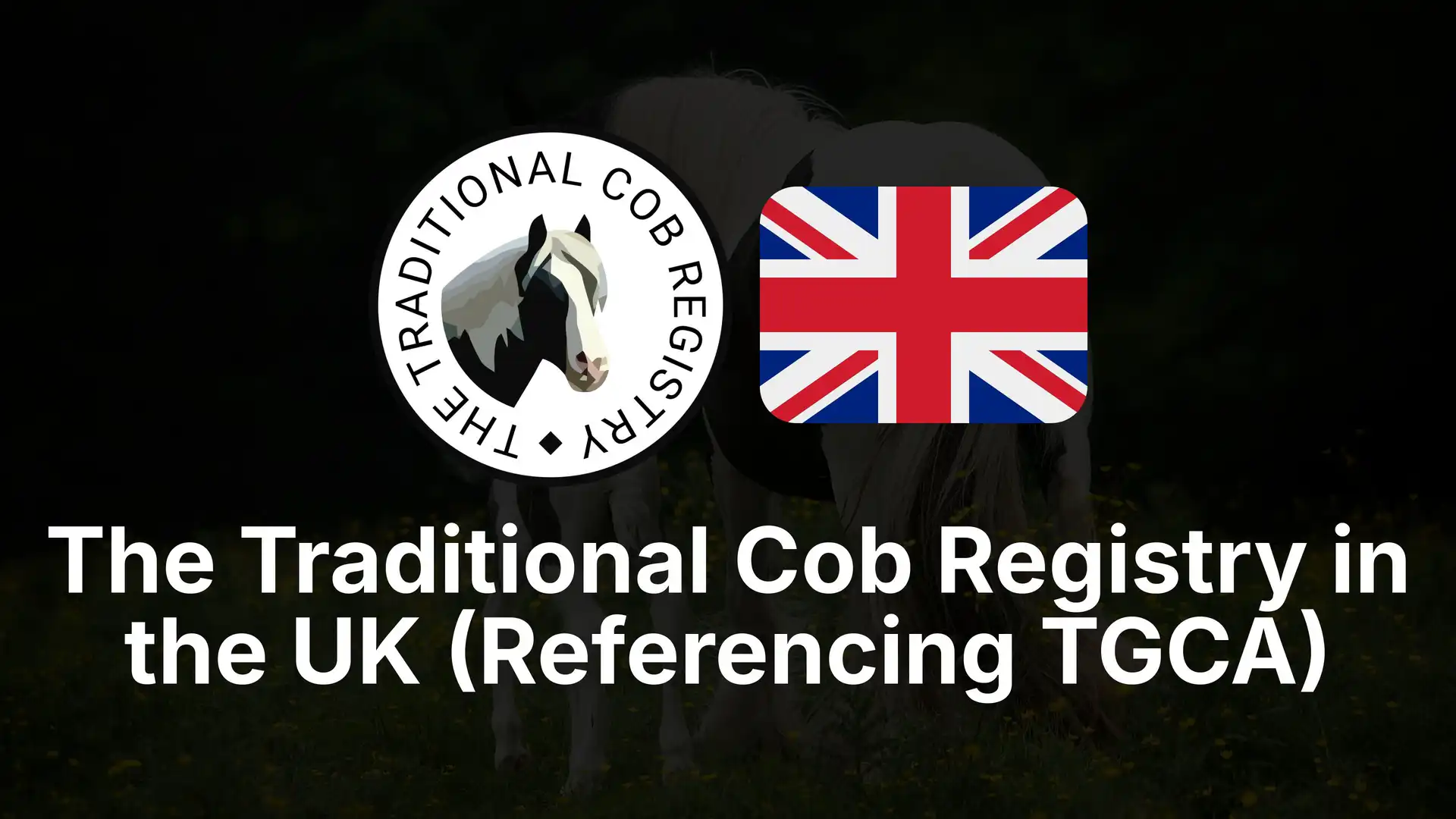 The Traditional Cob Registry in the UK (Referencing TGCA) - Media (1521)